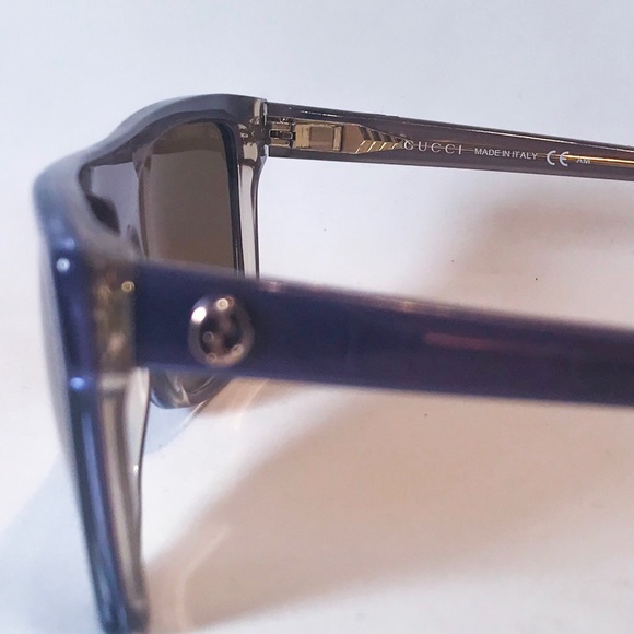 💜GUCCI💜 Classic Wayfarer Purple Sunglasses! NWOT - Picture 3 of 4